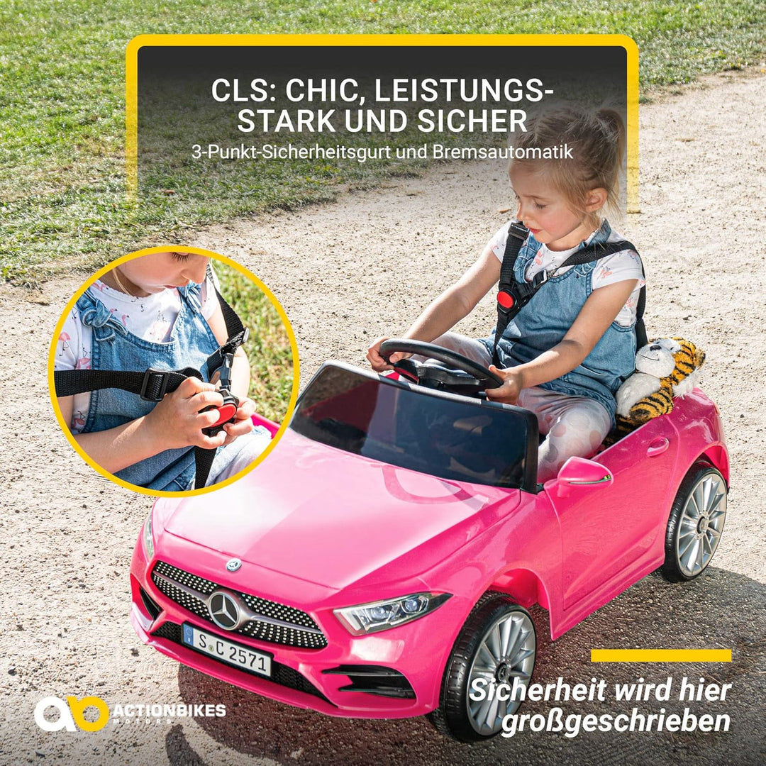 Actionbikes Motors Kinder Elektroauto Mercedes Benz CLS 350 - Lizenziert - Rc 2,4 Ghz Fernbedienung