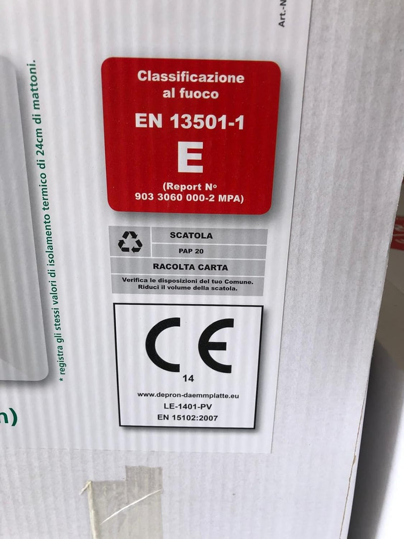 Depron, Isolierpaneel, 80 x 125 cm, Stärke: 6 mm, Packung mit 20