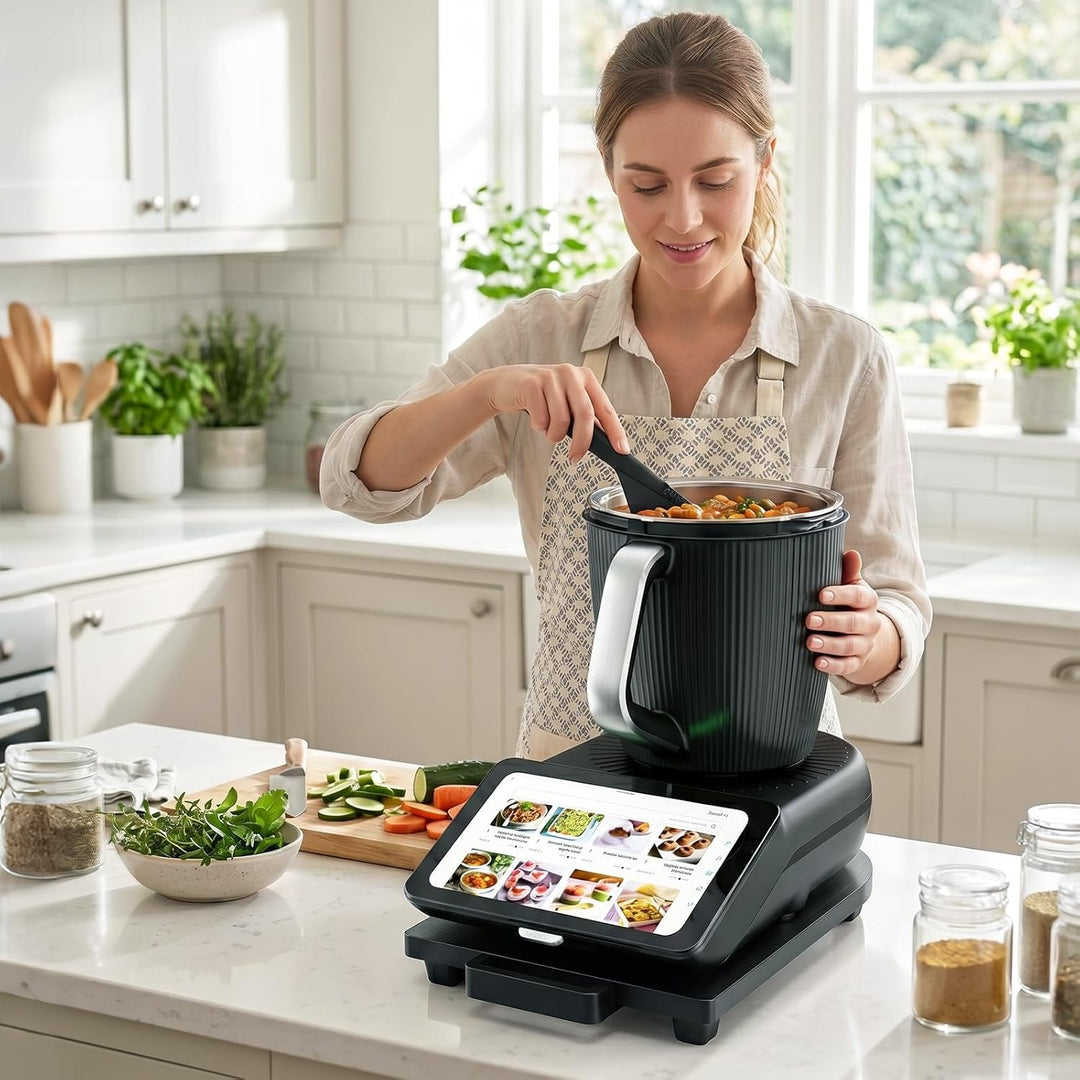 Gleitbrett für Thermomix TM7 Zubehörmit Griff, Rollen