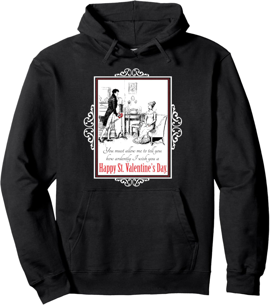 Jane Austen Geschenke Stolz und Vorurteil Valentinstag Pullover Hoodie