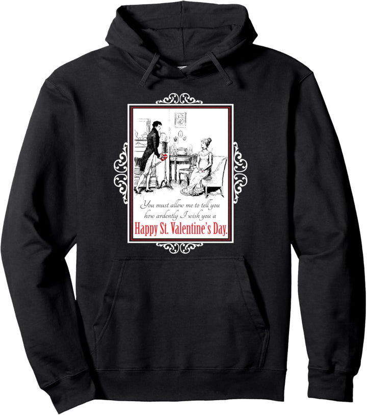Jane Austen Geschenke Stolz und Vorurteil Valentinstag Pullover Hoodie