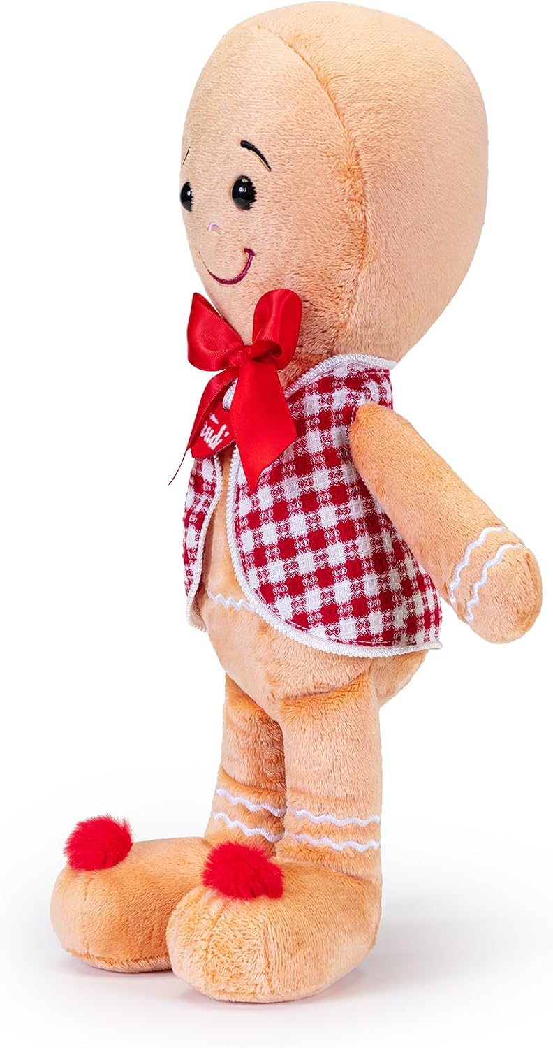 Trudi Lebkuchenmann Zeno Weihnachtsfiguren aus Plüsch, Christbaumschmuck | 30x45x12 cm Grösse XL | X