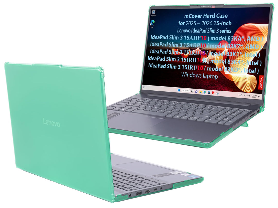 mCover Nur kompatibel mit Lenovo IdeaPad Slim 3 15AHP10 / 15ARP10 / 15IRH10 / 15IRH10 / 15IRU10 Seri