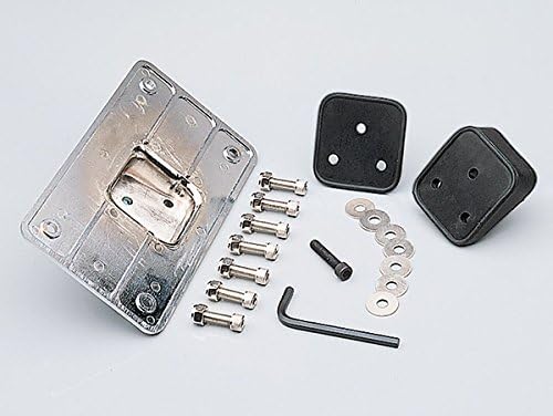 Kuryakyn 9165 Motorrad Accent Zubehör: Universal Laydown Kennzeichenhalter für Harley-Davidson Motor