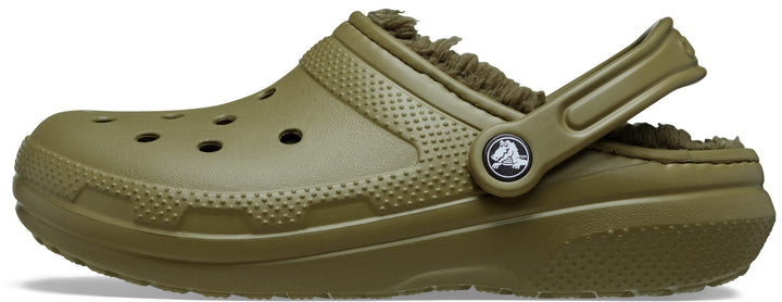 Crocs Unisex Classic Lined Clogs 34/34.5 EU Aloe, 34/34.5 EU Aloe