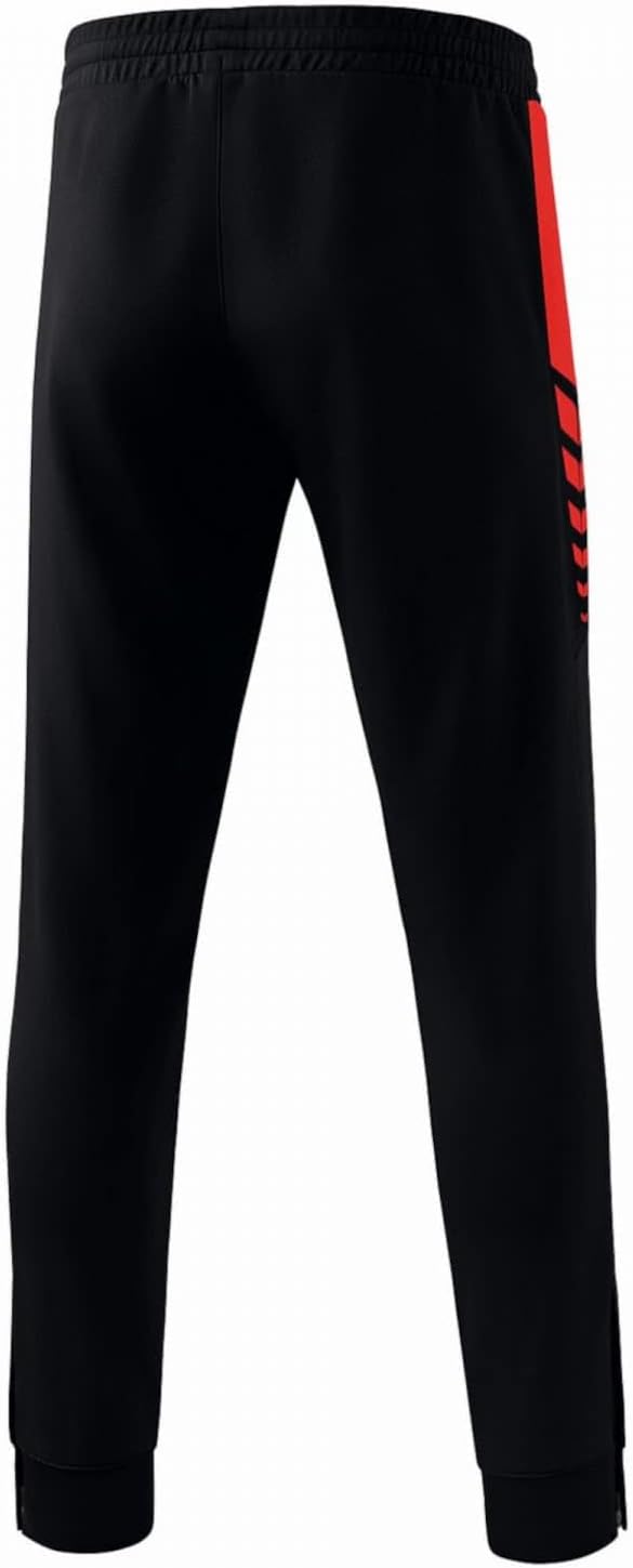 Erima Unisex Kinder Trainingshose Six Wings Funktionelle 128 Schwarz/Rot, 128 Schwarz/Rot