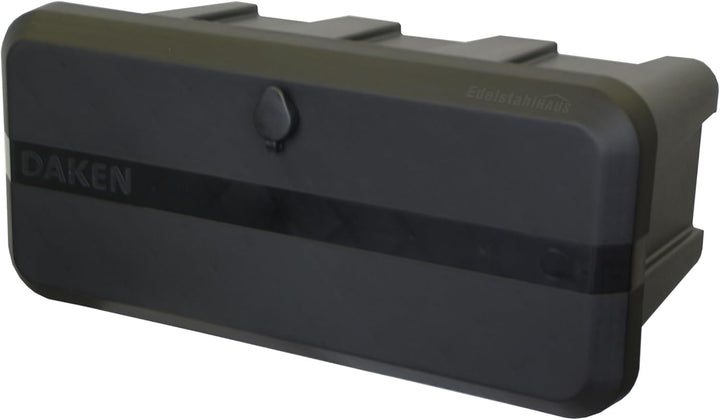 Deichselbox Daken Blackit Lite, Werkzeugkasten, Gurtkiste, Anhängerbox, Staukiste, Daken B24-2 + Mon