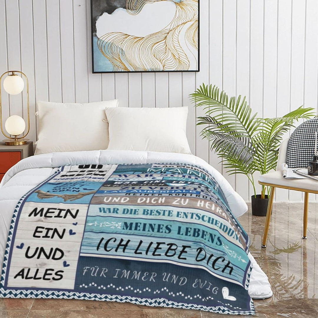 Bold And Brash Hochzeitstag Geschenke für Männer, Kuscheldecke, Jahrestag Geburstag Liebesgeschenke