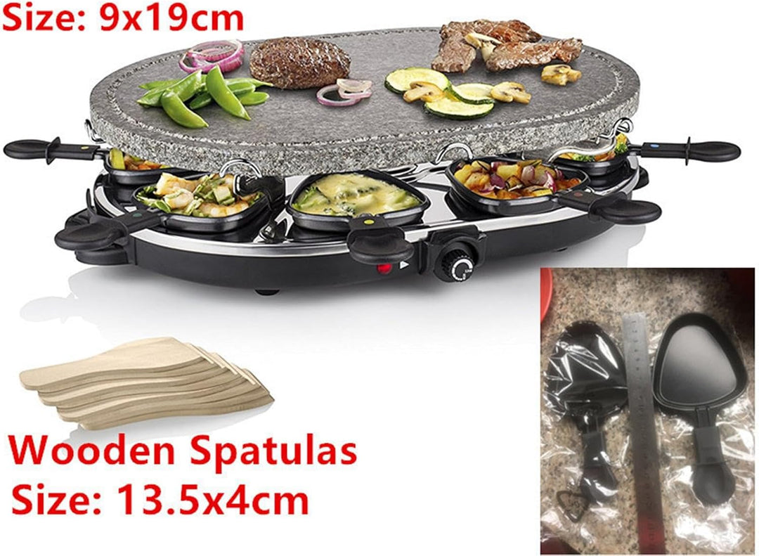 Antihaftbeschichtete Raclette-Pfannen, 4 X Antihaftbeschichtete Grill-Kochpfannen, Antihaftbeschicht