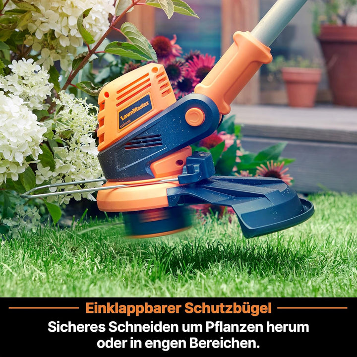LawnMaster OcuMow™ Roboter-Rasenmäher mit kabellosem 24V MAX 10-Zoll-Gras-Trimmer-Kombi-Set, optisch