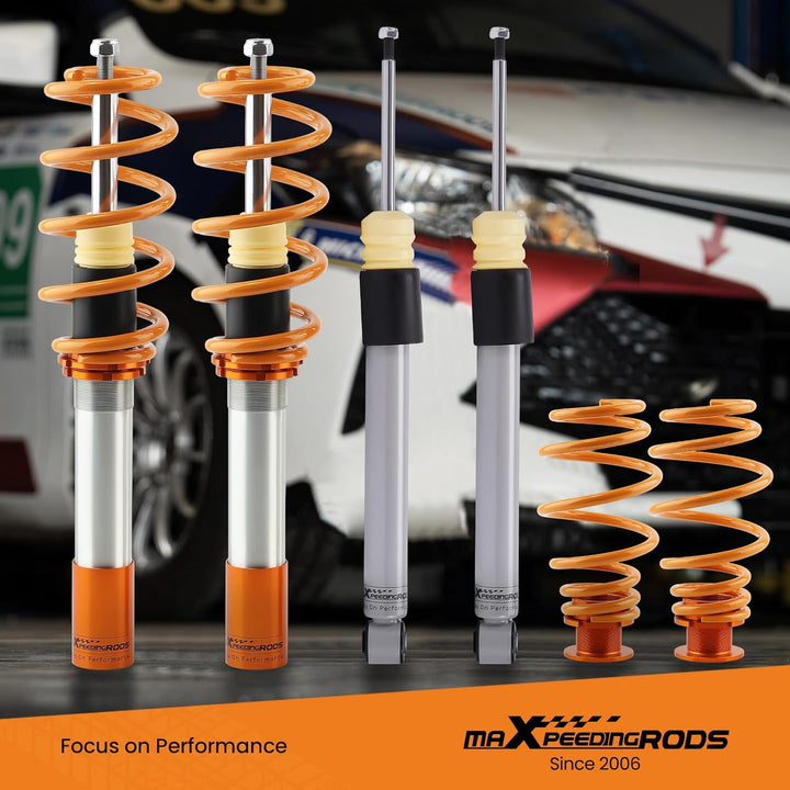 maXpeedingrods Gewindefahrwerk für GOLF 5 für PASSAT 3C /3CC für A3 8P Coilover
