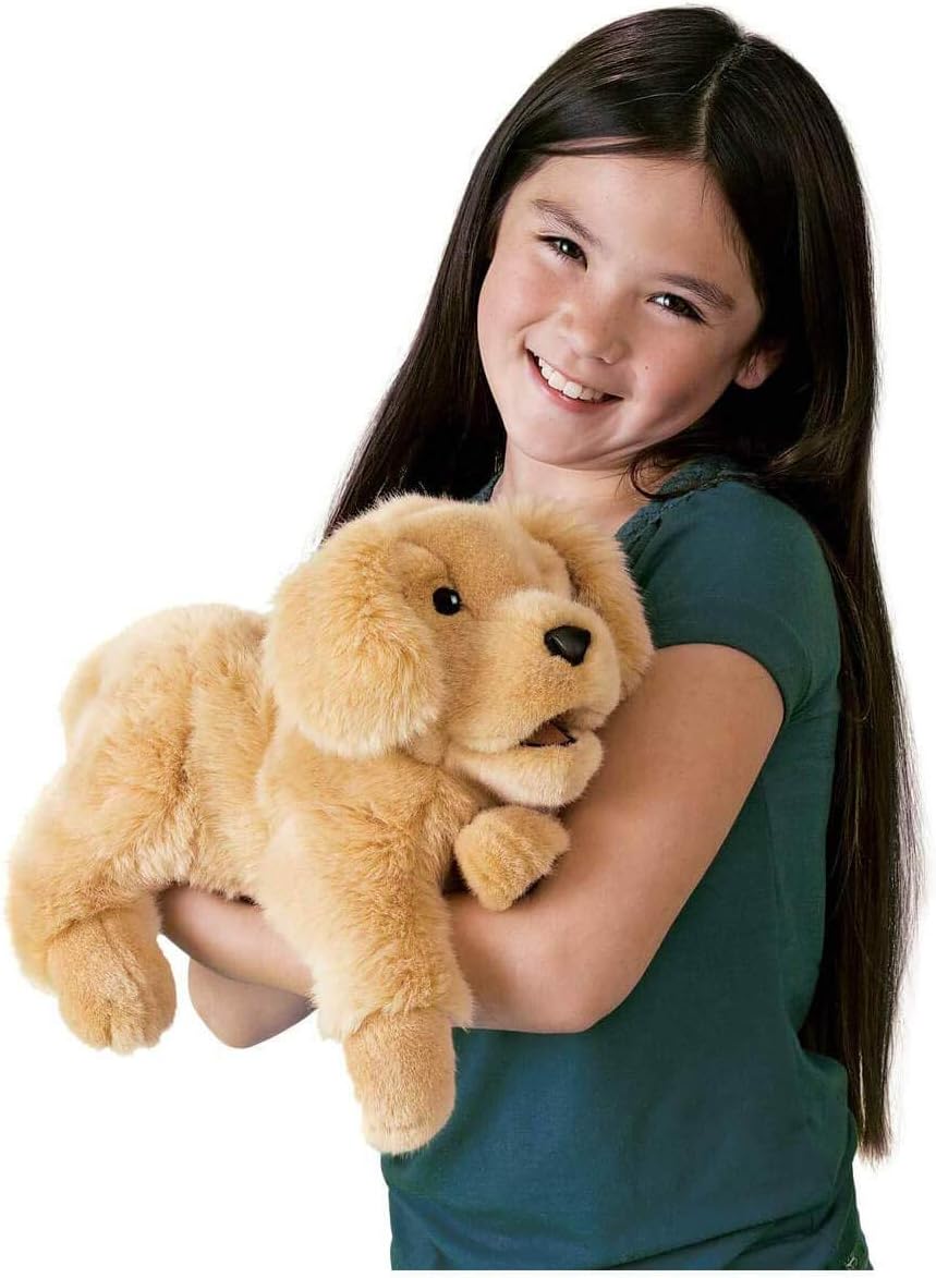 Folkmanis Retriever Puppy Hand Puppet (Golden)