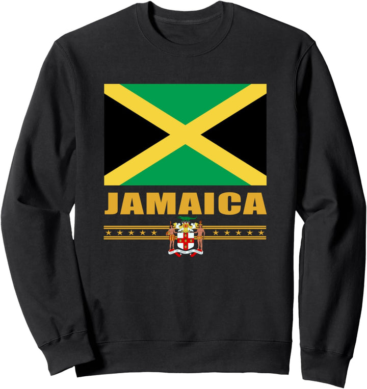 Jamaika Jamaikanische Flagge Wappen Sweatshirt
