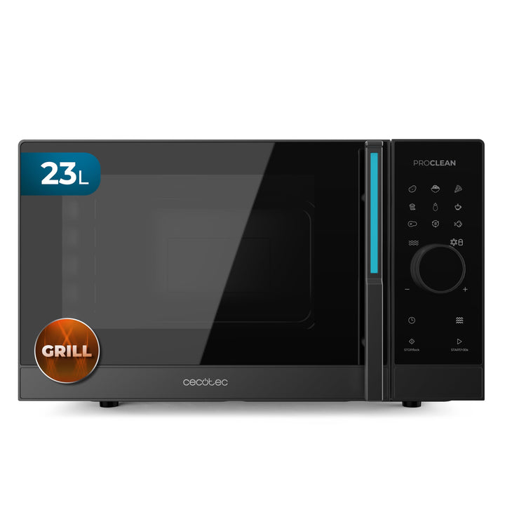 Cecotec Proclean 6120 Touchscreen-Mikrowelle mit Grill, 23 l, 800 W und 1000 W, Digital, gleichmässi