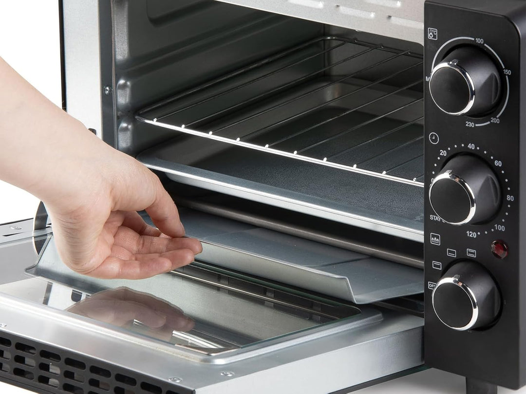 Mini Backofen 20 Liter, 120 Min. Timer, Ober-& Unterhitze - 1300 Watt