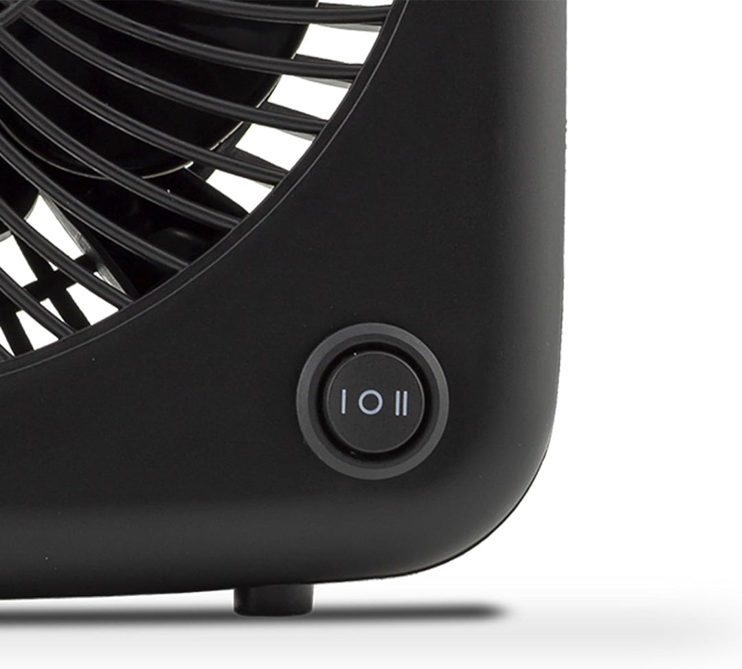 Jocca Tischventilator 18 cm | 2 Geschwindigkeitsstufen | Leiser Betrieb 57 dB | 30W Energieeffizient