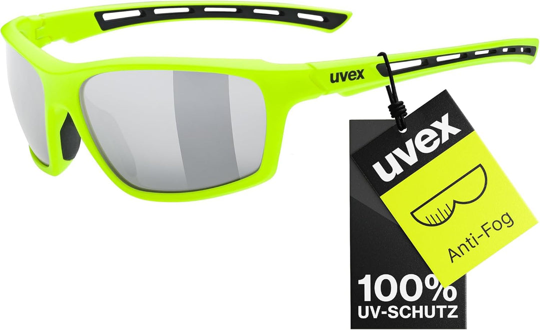 Uvex Unisex Sportstyle 229 Sportbrille (1er Pack) Einheitsgrösse yellow/silver, Einheitsgrösse yello