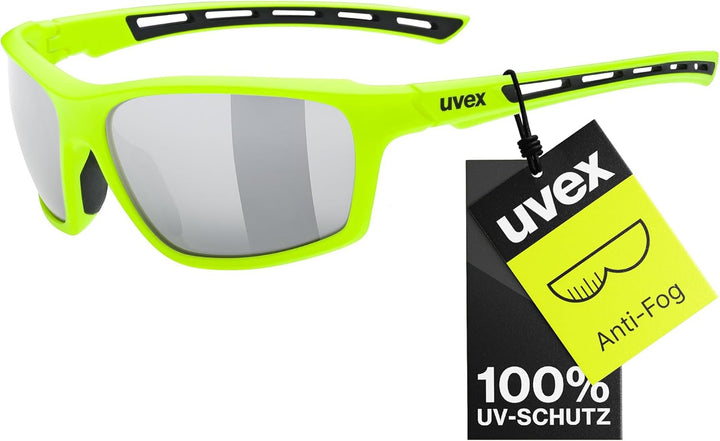 Uvex Unisex Sportstyle 229 Sportbrille (1er Pack) Einheitsgrösse yellow/silver, Einheitsgrösse yello