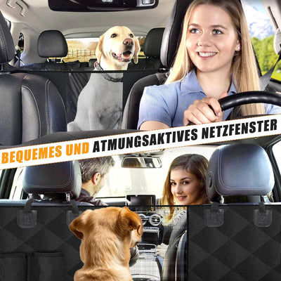 CALIYO Hundedecke Auto Rückbank, Hund Auto rückbank Rücksitz mit Seitenschutz, Auto Hundedecke Rücks