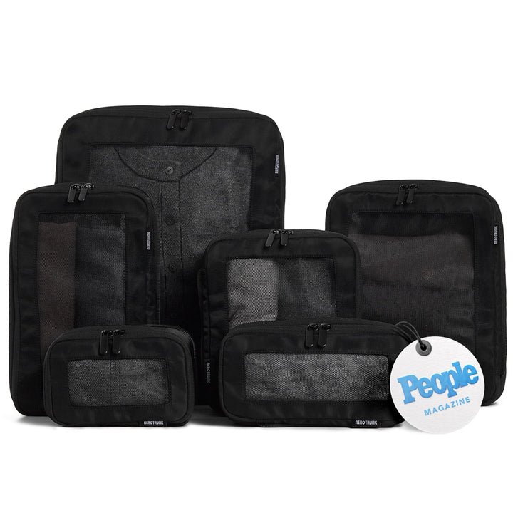 Aerotrunk Kompressions-Verpackungswürfel für Koffer – Doppelreissverschluss, Kompressionsgepäck-Orga
