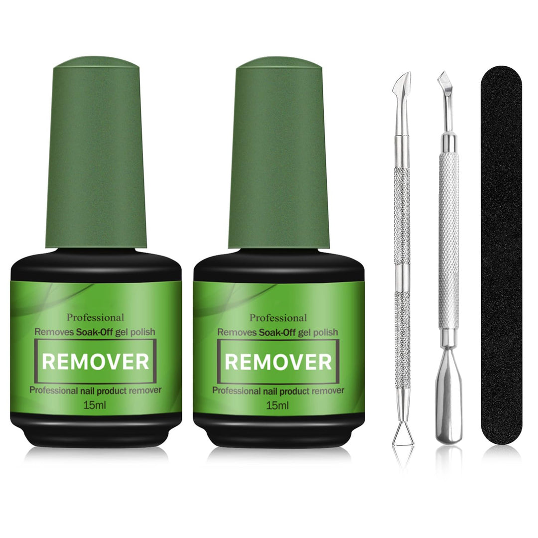 Nagellackentferner (2 Pack), Gelnägel Shellac Entferner Remover, Gel Remover Nägel, Entfernt Schnell