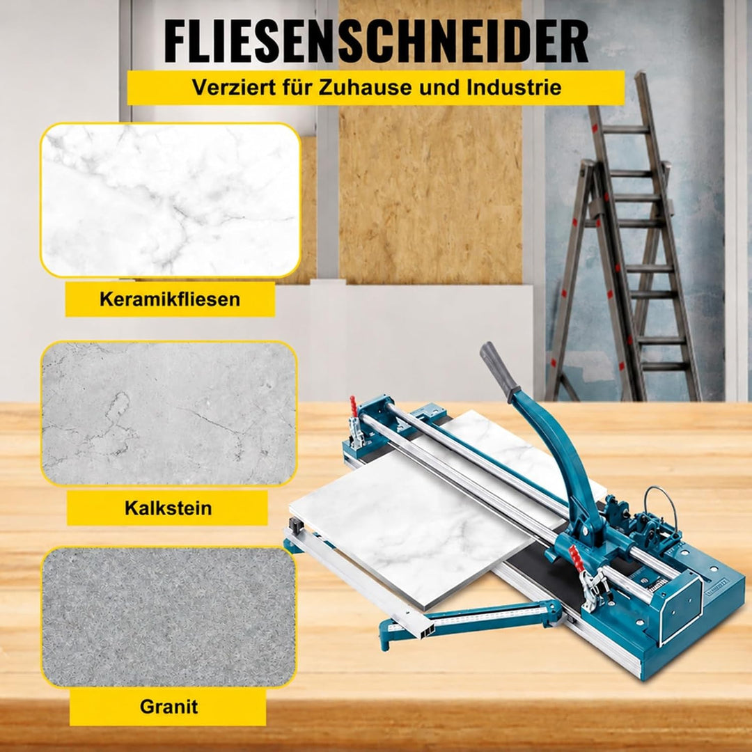 Manueller Fliesenschneider mit Aluminiumrahmen für Boden und Wandfliesen