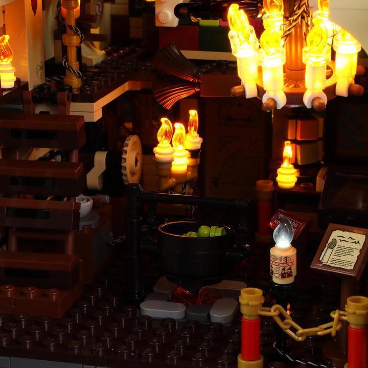 BRIKSMAX Led Lighting Kit for LEGO-21341 Disney Hocus Pocus: The Sanderson Sisters' Cottag - Compati