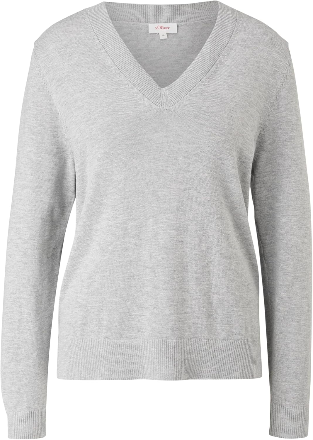 s.Oliver Feinstrickpullover aus Viskosemix, 9400 Grau