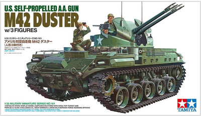 Tamiya 300035161 Militär 1:35 US Flak-Panzer M42 Duster, originalgetreue Nachbildung, Modellbau, Pla