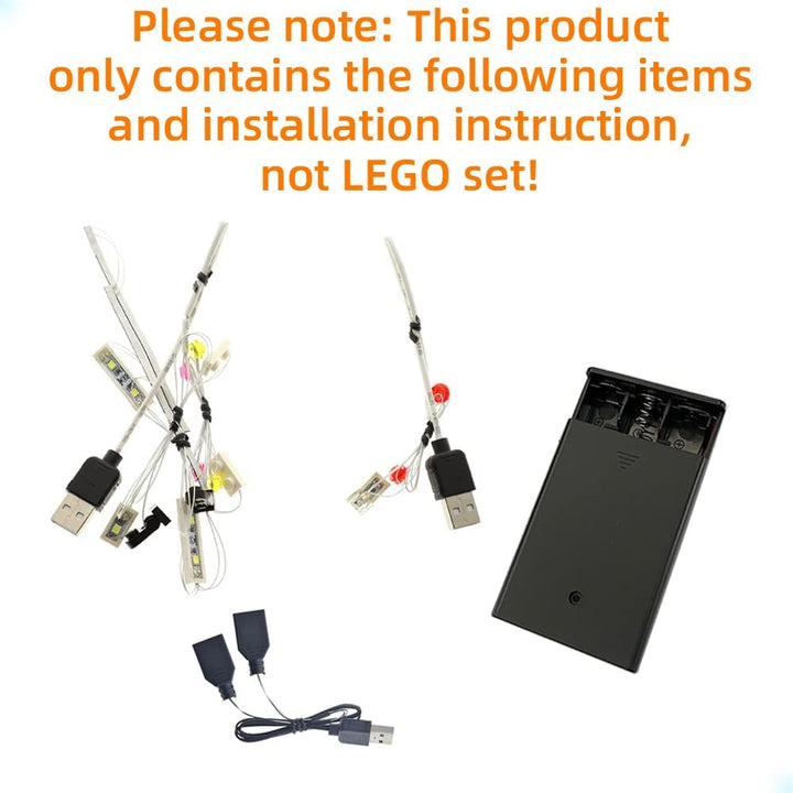 GEAMENT LED Licht-Set Kompatibel mit Lego BTS Dynamite - Beleuchtungsset für Ideas 21339 (Lego Set N