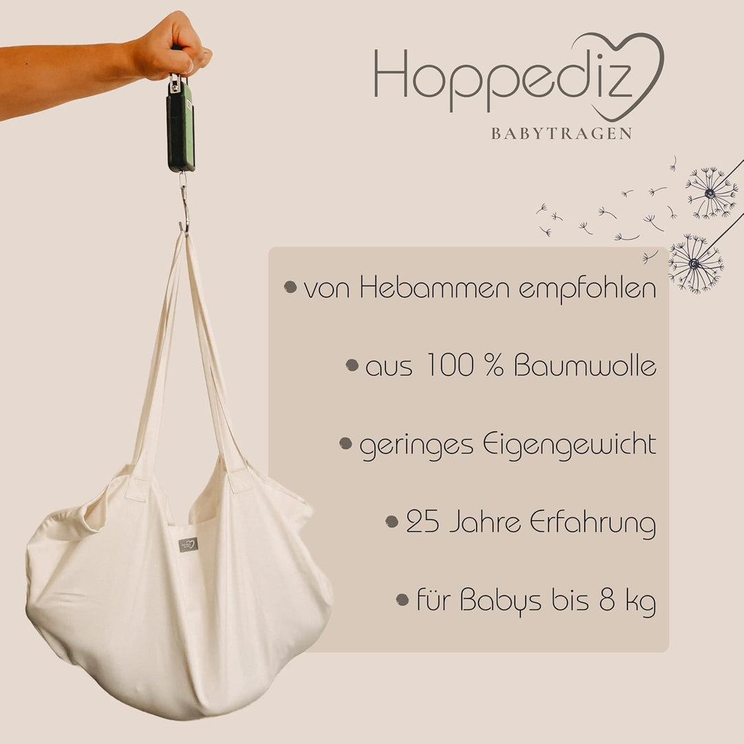 Hoppediz Wiegetuch Baby für die Hänge-Babywaage, Design Djerba, Djerba