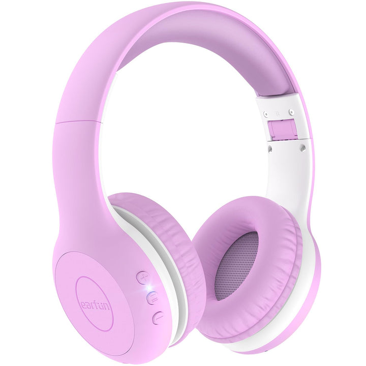 EarFun Bluetooth Kopfhörer Kinder, 74/85/94dB Lautstärkeregelung, HiFi Sound, HD-Mikrofon, 45 Std Ak