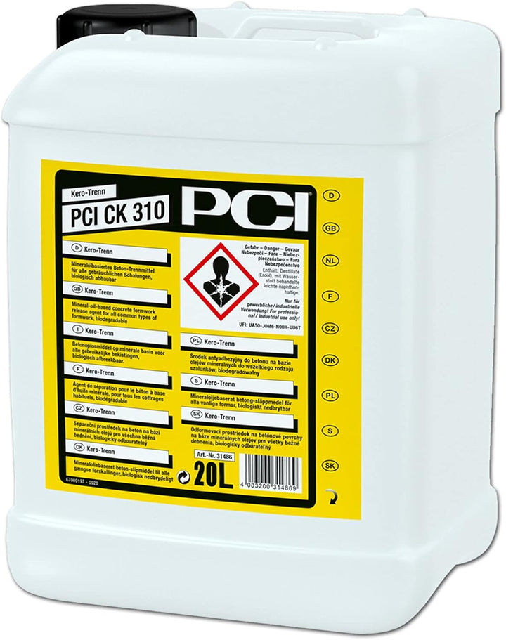 PCI CK310 Kero-Trenn Mineralölbasiertes Beton-Trennmittel 20 L, 20 L