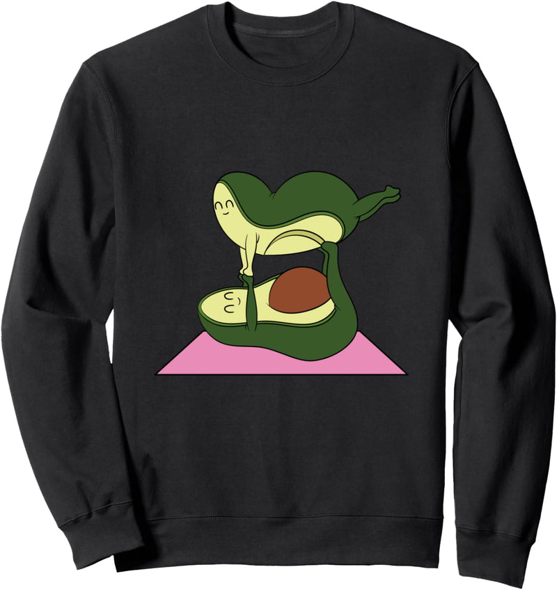 Avocado Yoga Fitness Gymnastik Workout Sweatshirt