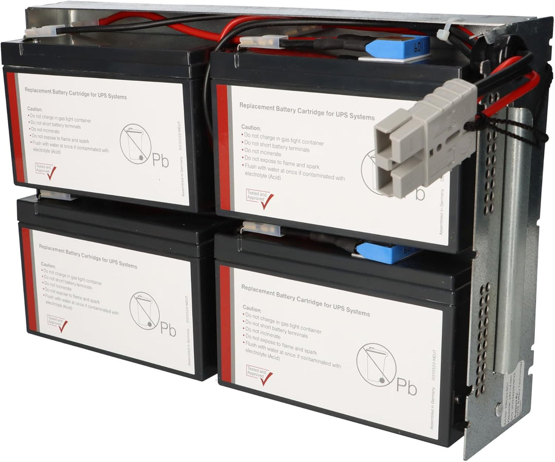 Akku für APC RBC23 Smart UPS 1000 USV Notstromversorgung Ersatzakku | RBC 23, Plug &amp; Play, Langlebig