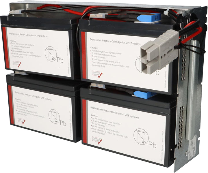 Akku für APC RBC23 Smart UPS 1000 USV Notstromversorgung Ersatzakku | RBC 23, Plug &amp; Play, Langlebig