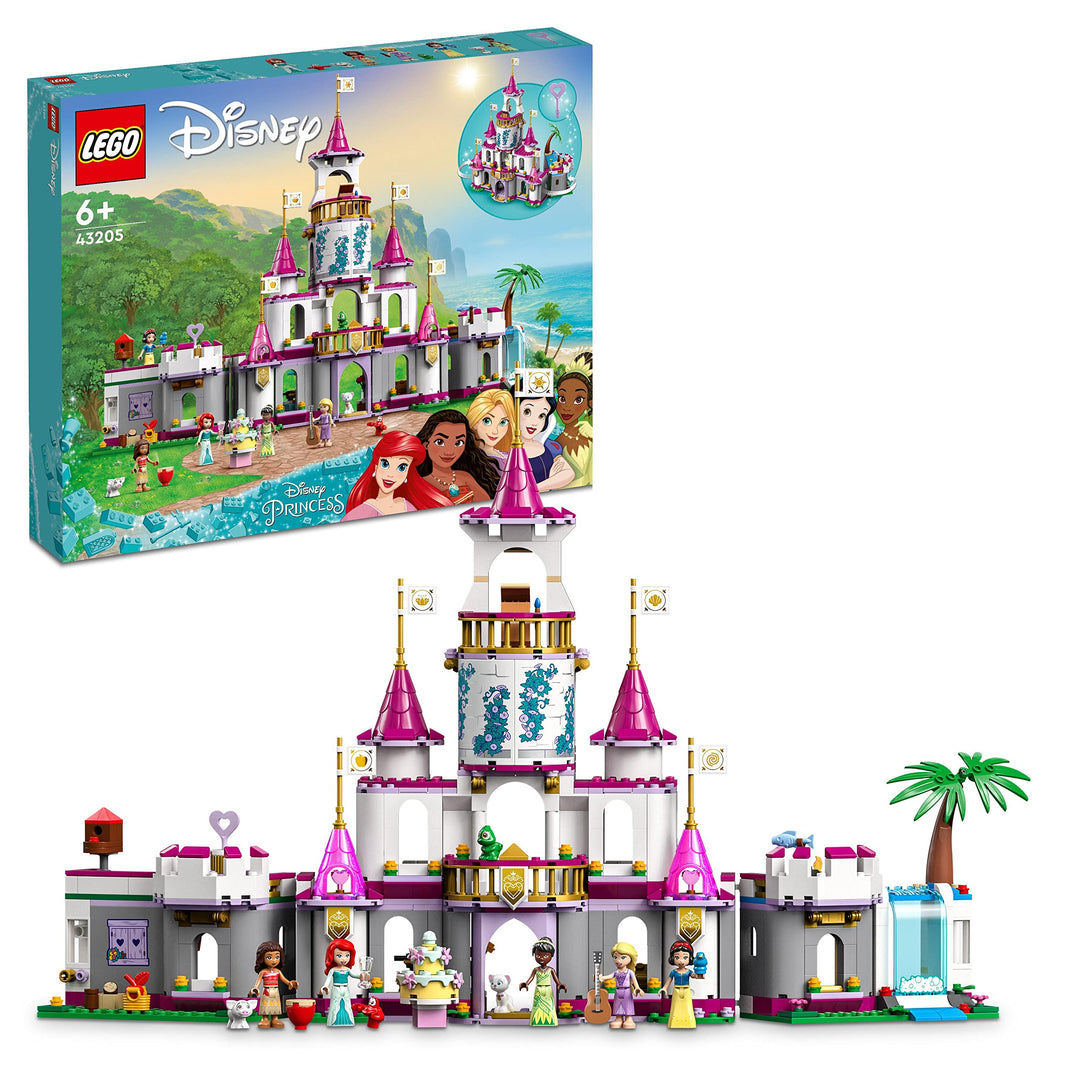 LEGO | Disney Princess Ultimatives Abenteuerschloss, Prinzessinnen-Schloss-Spielzeug, baubares Haus