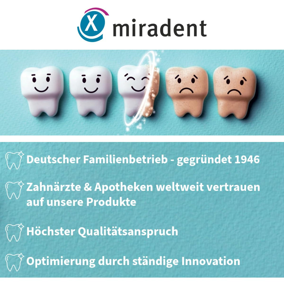miradent Xylitol Kaugummi Schüttbox | 200x Veganes Xylit Kaugummi | Zahnpflegekaugummi für Kinder &