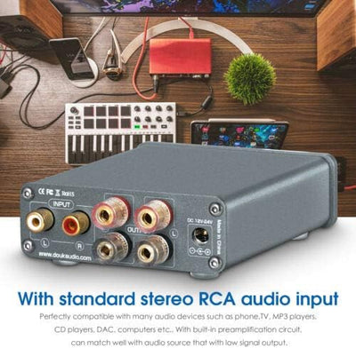 Nobsound Mini Chassis TPA3116 HiFi Verstärker 2.0 Channel Stereo Audio Digital amp HiFi Power Amplif