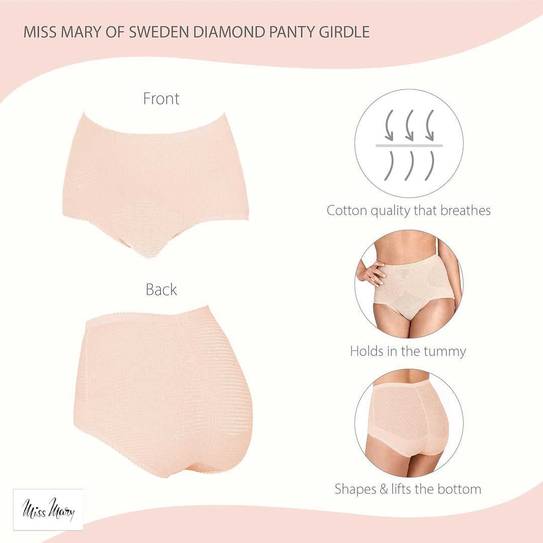 Miss Mary of Sweden Diamond Hochgeschnittene Miederhose 125 Beige, 125 Beige