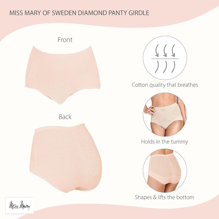 Miss Mary of Sweden Diamond Hochgeschnittene Miederhose 80 Beige, 80 Beige
