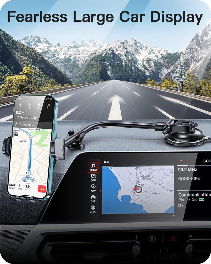 APPS2Car Handyhalterung Auto Saugnapf, Universal Kfz Handyhalterung,Smartphone Halterung Schwanenhal