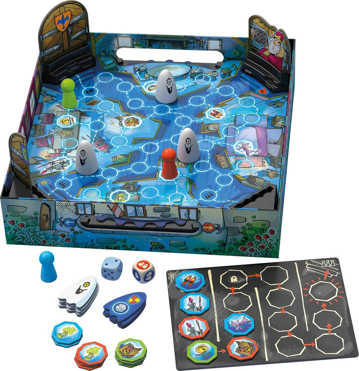 Schmidt Spiele 40896 Die verdrehte Spuknacht, Drei Magier Kinderspiel