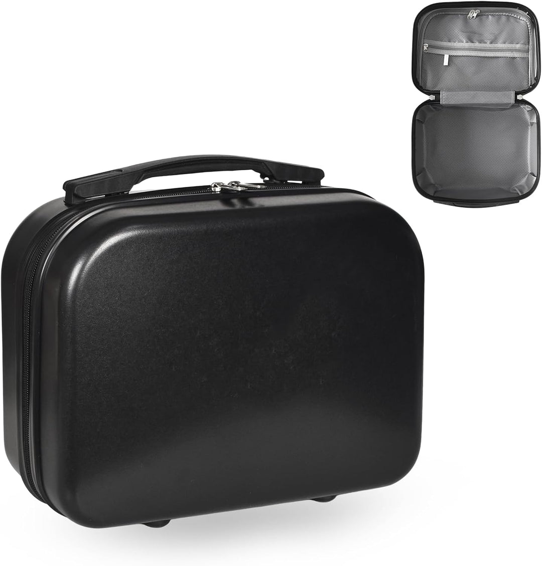 Handgepäck Kosmetikkoffer Schwarz Damen Make up Koffer & Beautycase, Schminkkoffer Friseurkoffer Kos