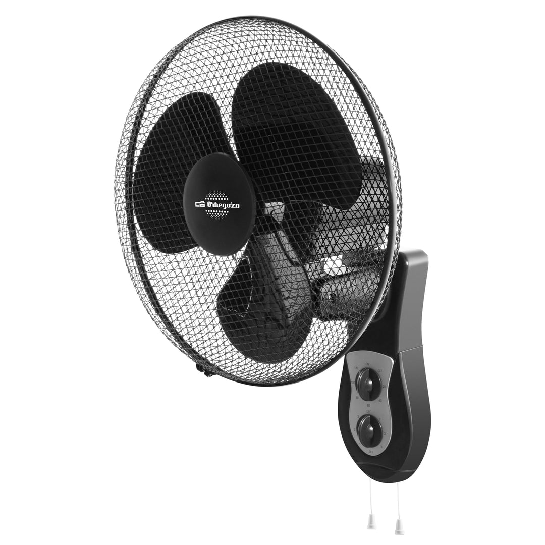 Orbegozo WF 0141 Wandventilator, oszillierend, 3 Geschwindigkeitsstufen, Timer, Flügel 40 cm, 40