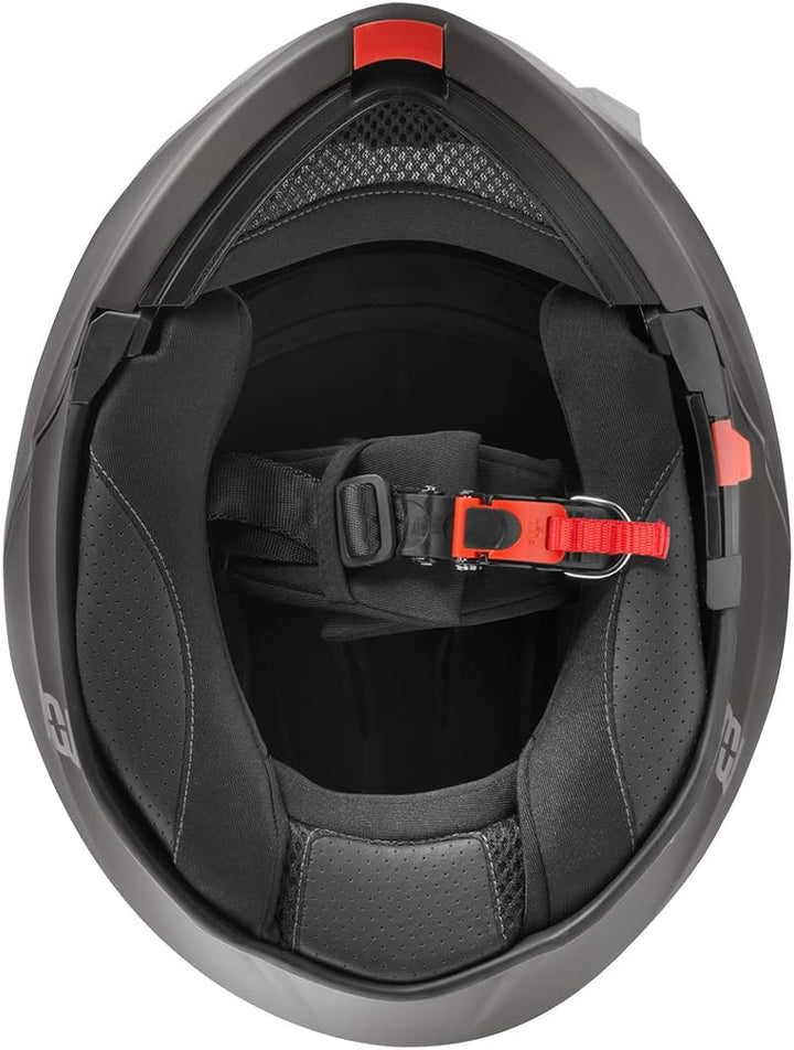 Bogotto V271 Motorrad Klapphelm XS anthrazit matt, XS anthrazit matt