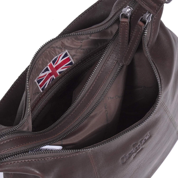 The Chesterfield Brand Jolie - Schultertasche Leder 31 cm Brown, Brown