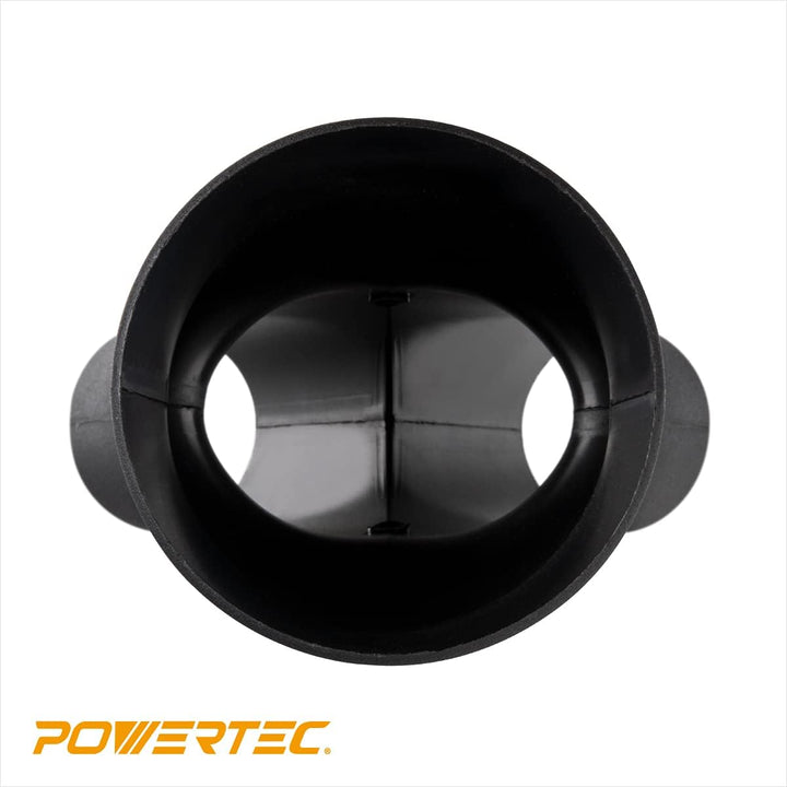 POWERTEC 70276 Staubsammel-Splitterverschraubung, 10,2 cm bis 5,4 cm