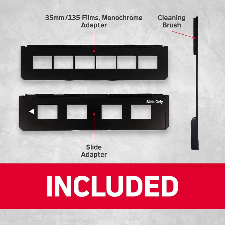 AGFA PHOTO Realiview AFS100 Digital-Scanner + 1 SD-Karte 32 GB – Filmscanner, Negative 35 mm/135 mm