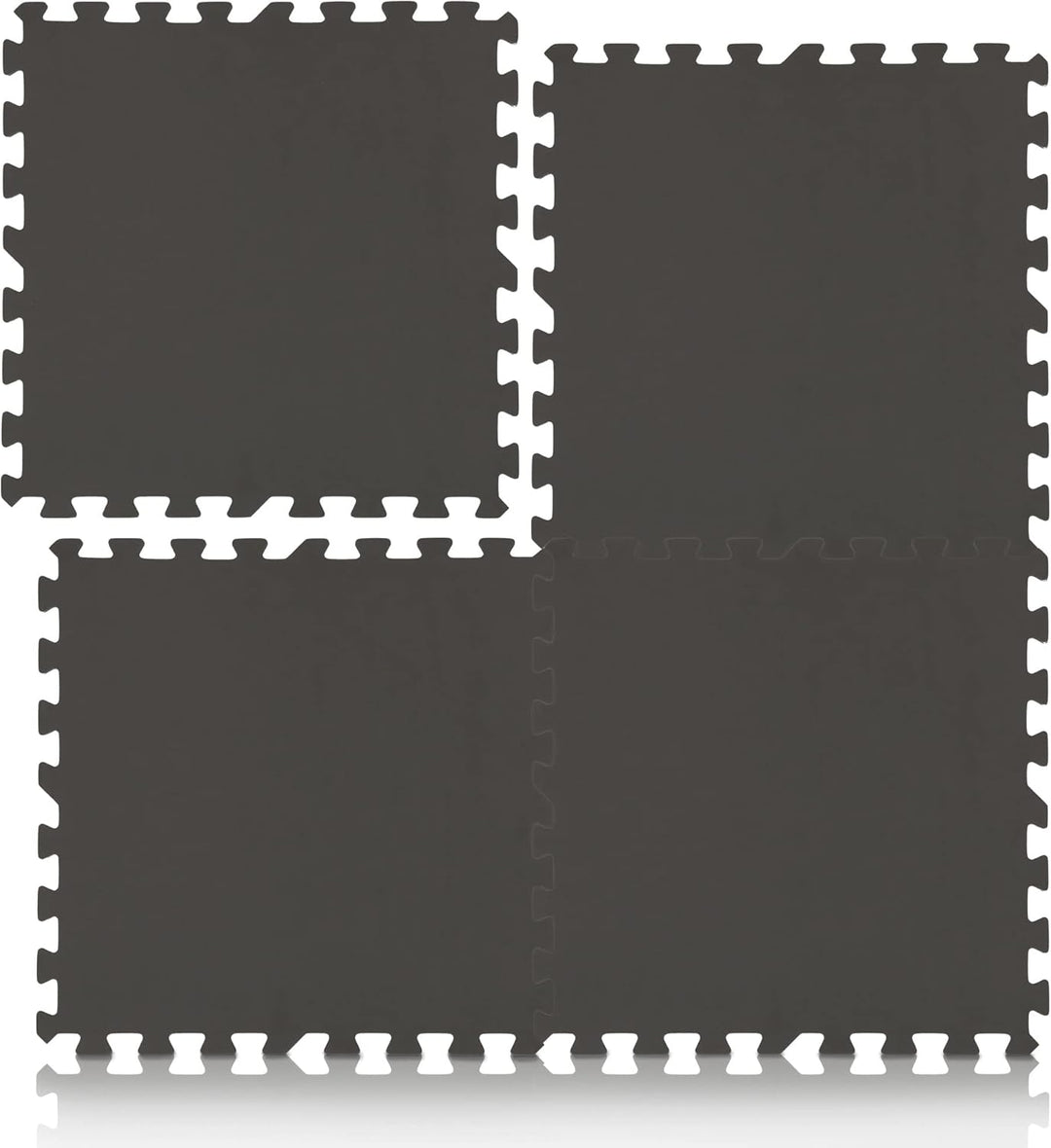 Pool-Bodenschutzmatte (Anthrazit), Unterlegmatte zum Schutz ihres Pools, 8 Stück (50x50x0,4 cm) - 2m